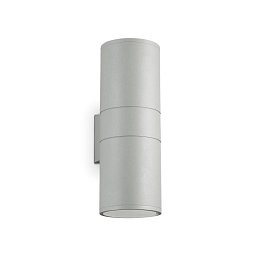 Venkovní nástěnné svítidlo Ideal Lux Gun AP2 big grigio 163604 šedé 31cm IP54 - IDEALLUX Obrázek pro produkt Venkovní nástěnné svítidlo Ideal Lux Gun AP2 big grigio 163604 šedé 31cm IP54 - IDEALLUX