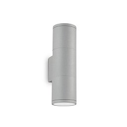 Venkovní nástěnné svítidlo Ideal Lux Gun AP2 small grigio 163628 šedé 21cm IP44 - IDEALLUX Obrázek pro produkt Venkovní nástěnné svítidlo Ideal Lux Gun AP2 small grigio 163628 šedé 21cm IP44 - IDEALLUX