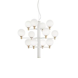 Závěsné svítidlo Ideal Lux Copernico SP12 bianco 197302 bílé 71cm - IDEALLUX Obrázek pro produkt Závěsné svítidlo Ideal Lux Copernico SP12 bianco 197302 bílé 71cm - IDEALLUX