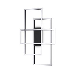 LED Stropní a nástěnné svítidlo Ideal Lux FRAME PL RETTANGOLO NERO 270661 31W 2700lm 3000K IP20 41cm černé - IDEALLUX Obrázek pro produkt LED Stropní a nástěnné svítidlo Ideal Lux FRAME PL RETTANGOLO NERO 270661 31W 2700lm 3000K IP20 41cm černé - IDEALLUX