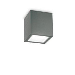 Venkovní stropní přisazené svítidlo Ideal Lux TECHO PL1 BIG ANTRACITE 251516 GU10 1x20W IP54 15cm antracitové - IDEALLUX Obrázek pro produkt Venkovní stropní přisazené svítidlo Ideal Lux TECHO PL1 BIG ANTRACITE 251516 GU10 1x20W IP54 15cm antracitové - IDEALLUX