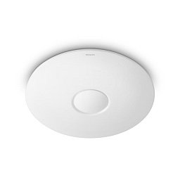 Haraz SVÍTIDLO STROPNÍ LED 30W 2800lm 2700-6500K, bílá třpyt + dálk.ovl. 45,5cm - PHILIPS (915005676301) Obrázek pro produkt Haraz SVÍTIDLO STROPNÍ LED 30W 2800lm 2700-6500K, bílá třpyt + dálk.ovl. 45,5cm - PHILIPS (915005676301)