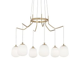 Závěsný lustr KAROUSEL SP6 - IDEALLUX Obrázek pro produkt Závěsný lustr KAROUSEL SP6 - IDEALLUX
