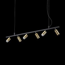 DYNAMITE SP6 OTTONE SATINATO - IDEALLUX Obrázek pro produkt DYNAMITE SP6 OTTONE SATINATO - IDEALLUX