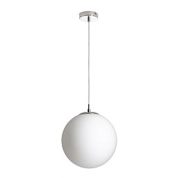 LUNA 30 závěsná opálové sklo/chrom 230V LED E27 15W - RED - DESIGN RENDL Obrázek pro produkt LUNA 30 závěsná opálové sklo/chrom 230V LED E27 15W - RED - DESIGN RENDL