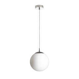 LUNA 25 závěsná opálové sklo/chrom 230V LED E27 15W - RED - DESIGN RENDL Obrázek pro produkt LUNA 25 závěsná opálové sklo/chrom 230V LED E27 15W - RED - DESIGN RENDL