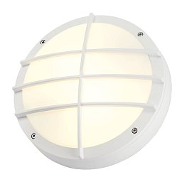 Venkovní svítidlo BULAN mřížka nástěnná bílá 230V E27 2x25W IP44 - BIG WHITE (SLV) Obrázek pro produkt Venkovní svítidlo BULAN mřížka nástěnná bílá 230V E27 2x25W IP44 - BIG WHITE (SLV)