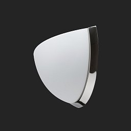 NELA DL2 nástěnné skleněné svítidlo nerez leštěná / bílá IP43 2x60W E27 - OSMONT Obrázek pro produkt NELA DL2 nástěnné skleněné svítidlo nerez leštěná / bílá IP43 2x60W E27 - OSMONT