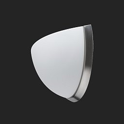 NELA DL2 nástěnné skleněné svítidlo nerez broušená / bílá IP43 2x60W E27 - OSMONT Obrázek pro produkt NELA DL2 nástěnné skleněné svítidlo nerez broušená / bílá IP43 2x60W E27 - OSMONT