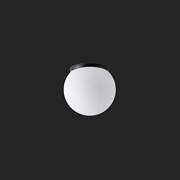 STYX 1 stropní/nástěnné skleněné svítidlo černá / bílá IP65 4000 K 9W LED - OSMONT Obrázek pro produkt STYX 1 stropní/nástěnné skleněné svítidlo černá / bílá IP65 4000 K 9W LED - OSMONT