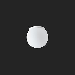 STYX 1 stropní/nástěnné skleněné svítidlo bílá IP65 3000 K 9W LED - OSMONT Obrázek pro produkt STYX 1 stropní/nástěnné skleněné svítidlo bílá IP65 3000 K 9W LED - OSMONT