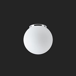 STYX 2 stropní/nástěnné skleněné svítidlo chrom / bílá IP65 3000 K 9W LED - OSMONT Obrázek pro produkt STYX 2 stropní/nástěnné skleněné svítidlo chrom / bílá IP65 3000 K 9W LED - OSMONT
