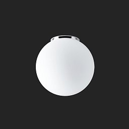 STYX 3 stropní/nástěnné skleněné svítidlo chrom / bílá IP65 4000 K 20W LED - OSMONT Obrázek pro produkt STYX 3 stropní/nástěnné skleněné svítidlo chrom / bílá IP65 4000 K 20W LED - OSMONT