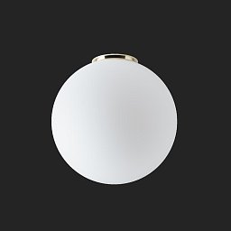 STYX 4 stropní skleněné svítidlo mosaz leštěná / bílá IP65 3000 K 27W LED - OSMONT Obrázek pro produkt STYX 4 stropní skleněné svítidlo mosaz leštěná / bílá IP65 3000 K 27W LED - OSMONT