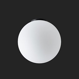STYX 4 stropní skleněné svítidlo černá / bílá IP65 4000 K 27W LED - OSMONT Obrázek pro produkt STYX 4 stropní skleněné svítidlo černá / bílá IP65 4000 K 27W LED - OSMONT