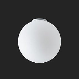 STYX 4 stropní skleněné svítidlo stříbrná / bílá IP65 3000 K 27W LED DALI - OSMONT Obrázek pro produkt STYX 4 stropní skleněné svítidlo stříbrná / bílá IP65 3000 K 27W LED DALI - OSMONT