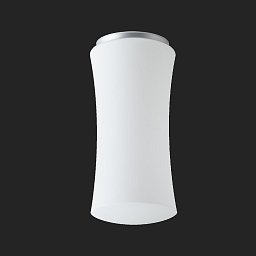 ATIK stropní skleněné svítidlo stříbrná / bílá IP65 3000 K 9W LED - OSMONT Obrázek pro produkt ATIK stropní skleněné svítidlo stříbrná / bílá IP65 3000 K 9W LED - OSMONT
