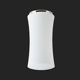 ATIK stropní skleněné svítidlo mosaz leštěná / bílá IP65 4000 K 9W LED - OSMONT Obrázek pro produkt ATIK stropní skleněné svítidlo mosaz leštěná / bílá IP65 4000 K 9W LED - OSMONT