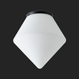 AFRA stropní/nástěnné skleněné svítidlo černá / bílá IP65 4000 K 20W LED - OSMONT Obrázek pro produkt AFRA stropní/nástěnné skleněné svítidlo černá / bílá IP65 4000 K 20W LED - OSMONT