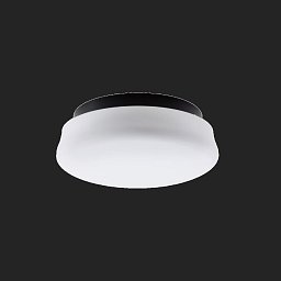 RANA stropní/nástěnné skleněné svítidlo černá / bílá IP44 4000 K 10W LED - OSMONT Obrázek pro produkt RANA stropní/nástěnné skleněné svítidlo černá / bílá IP44 4000 K 10W LED - OSMONT