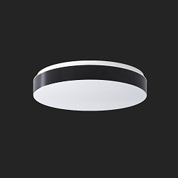 DELIA C2 stropní/nástěnné plastové svítidlo bílá / bílo - černá IP44 2x40W E27 - OSMONT Obrázek pro produkt DELIA C2 stropní/nástěnné plastové svítidlo bílá / bílo - černá IP44 2x40W E27 - OSMONT