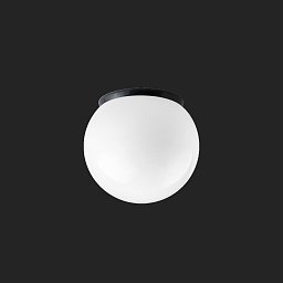 SKAT 1 stropní/nástěnné plastové svítidlo černá / bílá IP65 4000 K 9W LED DALI - OSMONT Obrázek pro produkt SKAT 1 stropní/nástěnné plastové svítidlo černá / bílá IP65 4000 K 9W LED DALI - OSMONT