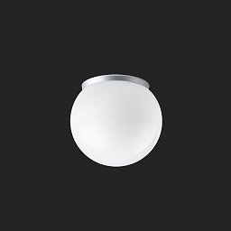 SKAT 1 stropní/nástěnné plastové svítidlo stříbrná / bílá IP65 3000 K 9W LED DALI - OSMONT Obrázek pro produkt SKAT 1 stropní/nástěnné plastové svítidlo stříbrná / bílá IP65 3000 K 9W LED DALI - OSMONT