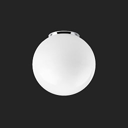 SKAT 2 stropní/nástěnné plastové svítidlo chrom / bílá IP65 3000 K 20W LED DALI - OSMONT Obrázek pro produkt SKAT 2 stropní/nástěnné plastové svítidlo chrom / bílá IP65 3000 K 20W LED DALI - OSMONT