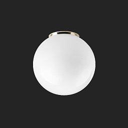 SKAT 2 stropní/nástěnné plastové svítidlo mosaz leštěná / bílá IP65 3000 K 20W LED DALI - OSMONT Obrázek pro produkt SKAT 2 stropní/nástěnné plastové svítidlo mosaz leštěná / bílá IP65 3000 K 20W LED DALI - OSMONT