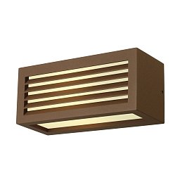 Venkovní svítidlo BOX-L E27 nástěnná barva rzi 230V E27 18W IP44 - BIG WHITE (SLV) Obrázek pro produkt Venkovní svítidlo BOX-L E27 nástěnná barva rzi 230V E27 18W IP44 - BIG WHITE (SLV)