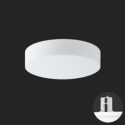 ELSA V2 stropní/nástěnné skleněné polovestavné svítidlo bílá IP44 3000 K 15W LED DALI (původní kód OS 59386) - OSMONT Obrázek pro produkt ELSA V2 stropní/nástěnné skleněné polovestavné svítidlo bílá IP44 3000 K 15W LED DALI (původní kód OS 59386) - OSMONT