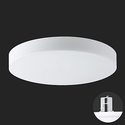 ELSA V6 stropní/nástěnné skleněné polovestavné svítidlo bílá IP44 3x75W E27 - OSMONT Obrázek pro produkt ELSA V6 stropní/nástěnné skleněné polovestavné svítidlo bílá IP44 3x75W E27 - OSMONT
