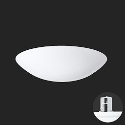 TITAN V3 stropní/nástěnné plastové polovestavné svítidlo bílá IP44 3000 K 52W LED DALI HF - OSMONT Obrázek pro produkt TITAN V3 stropní/nástěnné plastové polovestavné svítidlo bílá IP44 3000 K 52W LED DALI HF - OSMONT