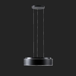ERIS LEC4 závěsné skleněné svítidlo černá / bílo - černá IP40 3000 K 35W LED - OSMONT Obrázek pro produkt ERIS LEC4 závěsné skleněné svítidlo černá / bílo - černá IP40 3000 K 35W LED - OSMONT
