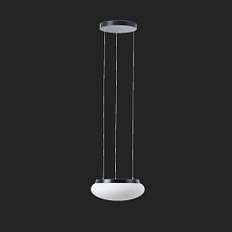ARAKIS LE2 závěsné skleněné svítidlo černá / bílá IP40 4000 K 19W LED - OSMONT Obrázek pro produkt ARAKIS LE2 závěsné skleněné svítidlo černá / bílá IP40 4000 K 19W LED - OSMONT