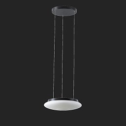 SATURN LE1 závěsné skleněné svítidlo černá / bílá IP20 3000 K 16W LED - OSMONT Obrázek pro produkt SATURN LE1 závěsné skleněné svítidlo černá / bílá IP20 3000 K 16W LED - OSMONT