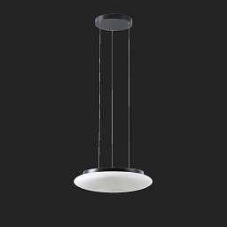 SATURN LE2 závěsné skleněné svítidlo černá / bílá IP20 3000 K 31W LED - OSMONT Obrázek pro produkt SATURN LE2 závěsné skleněné svítidlo černá / bílá IP20 3000 K 31W LED - OSMONT