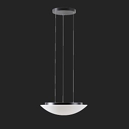 AURA LE5 závěsné skleněné svítidlo černá / bílá IP40 3000/4000 K 27W LED - OSMONT Obrázek pro produkt AURA LE5 závěsné skleněné svítidlo černá / bílá IP40 3000/4000 K 27W LED - OSMONT