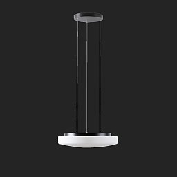 EDNA LE5 závěsné skleněné svítidlo černá / bílá IP40 3000/4000 K 27W LED DALI - OSMONT Obrázek pro produkt EDNA LE5 závěsné skleněné svítidlo černá / bílá IP40 3000/4000 K 27W LED DALI - OSMONT