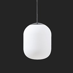 TANIA P2 HP závěsné skleněné svítidlo černá / bílá IP40 4000 K 58W LED - OSMONT Obrázek pro produkt TANIA P2 HP závěsné skleněné svítidlo černá / bílá IP40 4000 K 58W LED - OSMONT