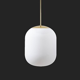 TANIA P2 HP závěsné skleněné svítidlo mosaz leštěná / bílá IP40 4000 K 58W LED - OSMONT Obrázek pro produkt TANIA P2 HP závěsné skleněné svítidlo mosaz leštěná / bílá IP40 4000 K 58W LED - OSMONT