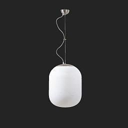 TANIA L1 závěsné skleněné svítidlo nerez broušená / bílá IP40 4000 K 27W LED DALI (původní kód OS 67818) - OSMONT Obrázek pro produkt TANIA L1 závěsné skleněné svítidlo nerez broušená / bílá IP40 4000 K 27W LED DALI (původní kód OS 67818) - OSMONT