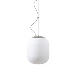 TANIA L1 HP závěsné skleněné svítidlo nerez / bílá IP40 4000 K 52W LED - OSMONT Obrázek pro produkt TANIA L1 HP závěsné skleněné svítidlo nerez / bílá IP40 4000 K 52W LED - OSMONT