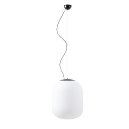 TANIA L2 závěsné skleněné svítidlo černá / bílá IP40 4000 K 41W LED - OSMONT Obrázek pro produkt TANIA L2 závěsné skleněné svítidlo černá / bílá IP40 4000 K 41W LED - OSMONT