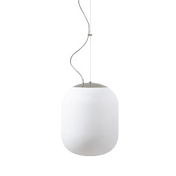 TANIA L2 HP závěsné skleněné svítidlo nerez / bílá IP40 4000 K 59W LED - OSMONT Obrázek pro produkt TANIA L2 HP závěsné skleněné svítidlo nerez / bílá IP40 4000 K 59W LED - OSMONT