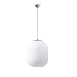 TANIA S1 závěsné skleněné svítidlo nerez / bílá IP40 4000 K 27W LED - OSMONT Obrázek pro produkt TANIA S1 závěsné skleněné svítidlo nerez / bílá IP40 4000 K 27W LED - OSMONT