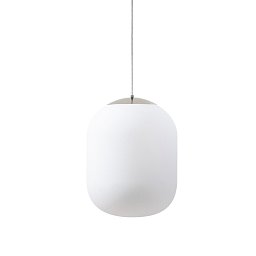 TANIA S1 HP závěsné skleněné svítidlo nerez / bílá IP40 4000 K 52W LED - OSMONT Obrázek pro produkt TANIA S1 HP závěsné skleněné svítidlo nerez / bílá IP40 4000 K 52W LED - OSMONT