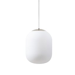 TANIA S1 HP závěsné skleněné svítidlo kartáčovaná nerez / bílá IP40 4000 K 52W LED - OSMONT Obrázek pro produkt TANIA S1 HP závěsné skleněné svítidlo kartáčovaná nerez / bílá IP40 4000 K 52W LED - OSMONT