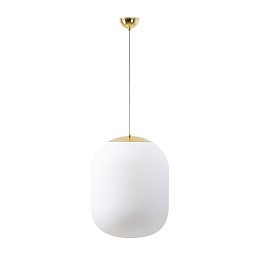 TANIA S2 závěsné skleněné svítidlo mosaz / bílá IP40 4000 K 41W LED - OSMONT Obrázek pro produkt TANIA S2 závěsné skleněné svítidlo mosaz / bílá IP40 4000 K 41W LED - OSMONT