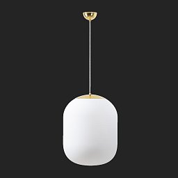 TANIA S2 závěsné skleněné svítidlo mosaz leštěná / bílá IP40 3000 K 41W LED DALI (původní kód OS 67367) - OSMONT Obrázek pro produkt TANIA S2 závěsné skleněné svítidlo mosaz leštěná / bílá IP40 3000 K 41W LED DALI (původní kód OS 67367) - OSMONT